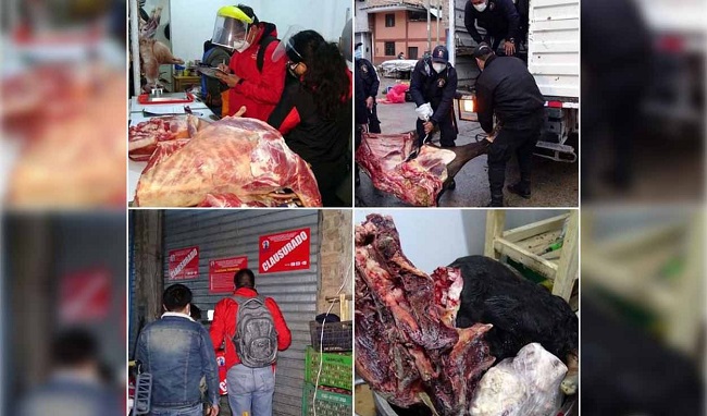 Carnes rojas en mal estado iban a ser comercializadas en Cajamarca