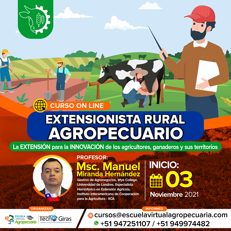 Curso On Line: Extensionista Rural Agropecuario