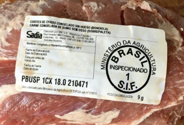 Mercado de China volvió a recibir un Contenedor de Carne proveniente de Brasil